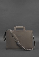Женская кожаная сумка для ноутбука и документов BlankNote темно-бежевая BN-BAG-36-BEIGE