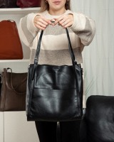 Женская кожаная сумка классическая ALEX RAI 2060-9 black