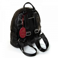 Женская кожаный рюкзак ALEX RAI 8635-9 black
