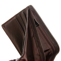 Мужской кожаный кошелек BE BRETTON 208-L0611 brown mix