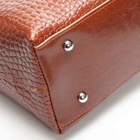 Женская кожаная сумка ALEX RAI 00108 camel