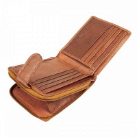 Кожаный мужской кошелек Ridgeback JBNC43MN Tan (Рыжий)