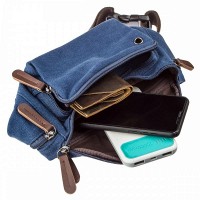 Мужская текстильная сумка на пояс Vintage 20173