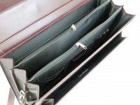 Женский портфель из эко кожи AMO SST01 бордовый
