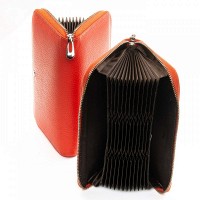 Женский кошелек из кожи Classic DR. BOND WS-8 orange
