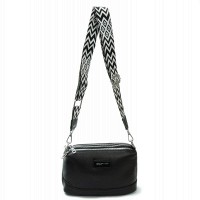 Женский молодежный кожаный клатч ALEX RAI 29012 black