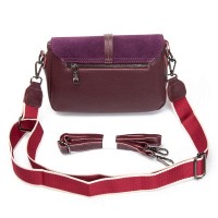 Женская замшевая сумка ALEX RAI 77003 red