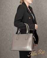 Женская кожаная сумка ALEX RAI 8772 khaki
