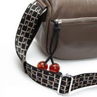 Женская кожаная сумка классическая ALEX RAI 93038 khaki