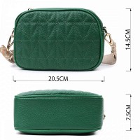 Молодежная женская кожаная сумка через плечо Vintage 22613 