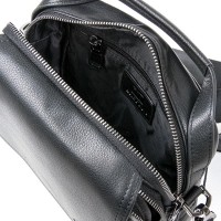 Мужская кожаная сумка через плечо BRETTON 9357-2 black