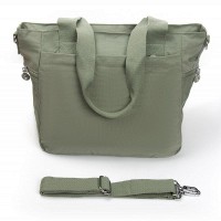 Летняя тканевая сумка Jielshi B118 d.green