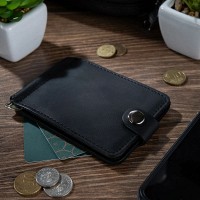 Зажим для купюр из натуральной кожи Hi Art