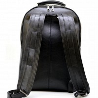 Кожаный черный мужской рюкзак TARWA ta-4445-4lx