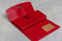 Кошелек из кожи ската с питоном Ekzotic Leather stw01