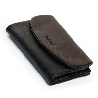 Женский кожаный кошелек Bright DR. BOND WS-239 black
