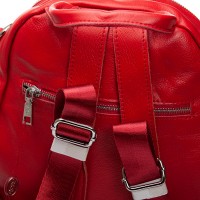 Женский кожаный рюкзак ALEX RAI 8907-9 red croco