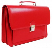 Женский портфель из эко кожи AMO SST09 красный