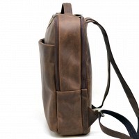 Мужской кожаный коричневый рюкзак TARWA rc-7280-3md