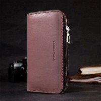 Кожаный женский кошелек ручной работы GRANDE PELLE 16797 