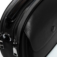 Женский молодежный кожаный клатч ALEX RAI 29052 black