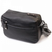 Молодежная женская кожаная сумка через плечо Vintage 22606 