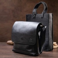 Мужская кожаная сумка через плечо Grande Pelle 11333