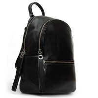 Женский кожаный рюкзак ALEX RAI 95517-9 black