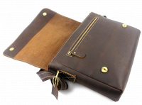 Мужская кожаная сумка через плечо SHVIGEL 20007