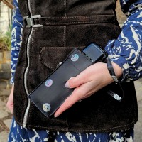 Мини зонт женский механический Fulton L501-041628 Tiny-2 Smiley Spot (Смайлики)