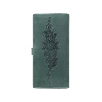 Тревел-кейс из кожи Hi Art TC-01 Mehendi Classic зеленый