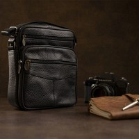 Мужская кожаная сумка через плечо Vintage 20203 