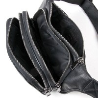 Мужская сумка на пояс BRETTON 407-85 black