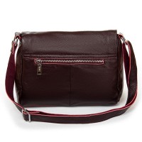 Женская кожаная сумка ALEX RAI 6504 wine red