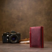Женская визитница из натуральной кожи GRANDE PELLE 11408