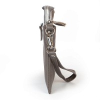 Молодежный клатч из кожи ALEX RAI 8801-2 grey