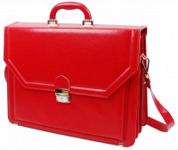 Женский портфель из эко кожи AMO SST01 красный