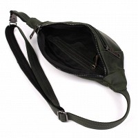 Мужская кожаная сумка бананка, сумка напоясная TARWA RE-8040-3md