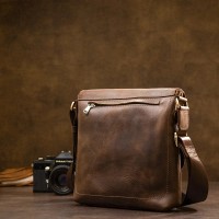 Мужская кожаная сумка через плечо Grande Pelle 11432