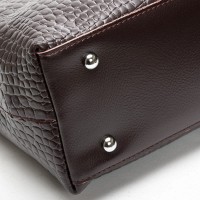 Женская кожаная сумка ALEX RAI 00108 brown