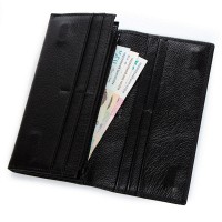Женский кожаный кошелек Classik  DR. BOND W502-2 black