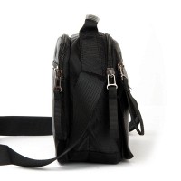 Мужская тканевая сумка через плечо Lanpad 4120 black
