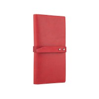 Портмоне из натуральной кожи Hi Art WP-08br Shabby Red Berry