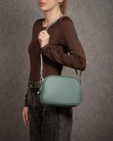 Женский молодежный кожаный клатч ALEX RAI 17006 blue