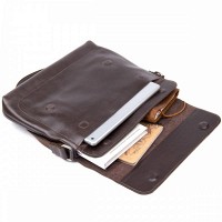 Мужская кожаная сумка через плечо Grande Pelle 11430