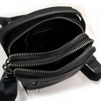 Мужская кожаная сумка через плечо BRETTON 407-173 black