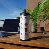 Термокружка ZIZ «КОШАЧИЙ КОФЕ» 380 мл (21096)