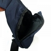 Мужская тканевая сумка-слинг Lanpad 3072 blue