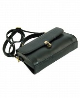 Черная сумка из PU кожи TRAUM 7211-28