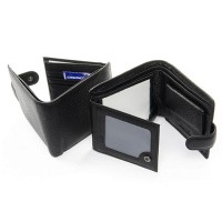 Кожаный мужской кошелек BRETTON M3603 black